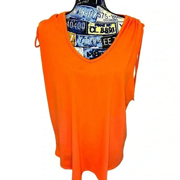 M•Fasis Women’s 3XL Orange Tank Top - Picture 1 of 8